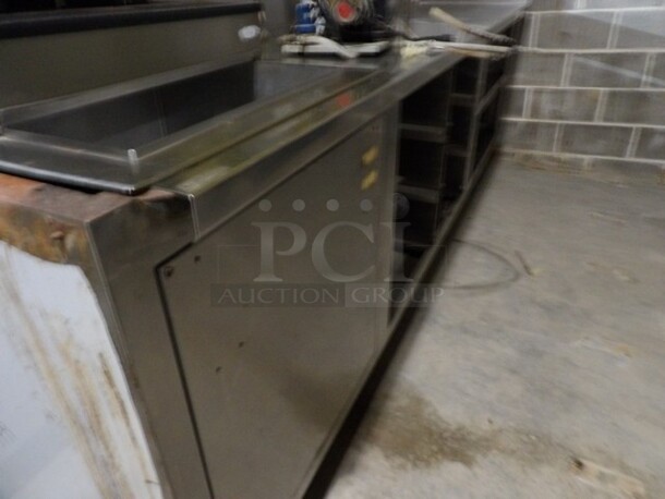 Stainless Prep Table W/Undercounter Storage and Soda Machine
116"X36" - Image 2 of 2