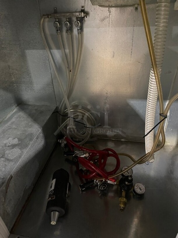 BEAUTIFUL! Beverage Air Commercial Dual Tower Beer Kegerator! With 2 Tap Beer Dispensers! Model DD68 Serial 4507229! 115V 1Phase! WORKING WHEN REMOVED! - Image 8 of 11