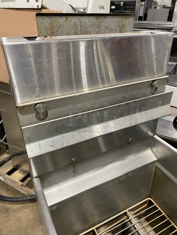 Pitco Solstice Supreme Stainless Steel Commercial Floor Style Pasta Cooker With Digital Control! On Legs! MODEL SSPE14 - Image 5 of 9