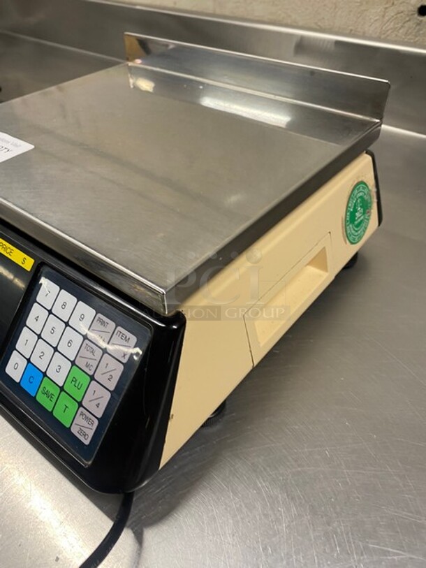 Toshiba Tec Commercial Digital Electronic Scale! MODEL SL2200 SN 1D039264 120V - Image 3 of 8