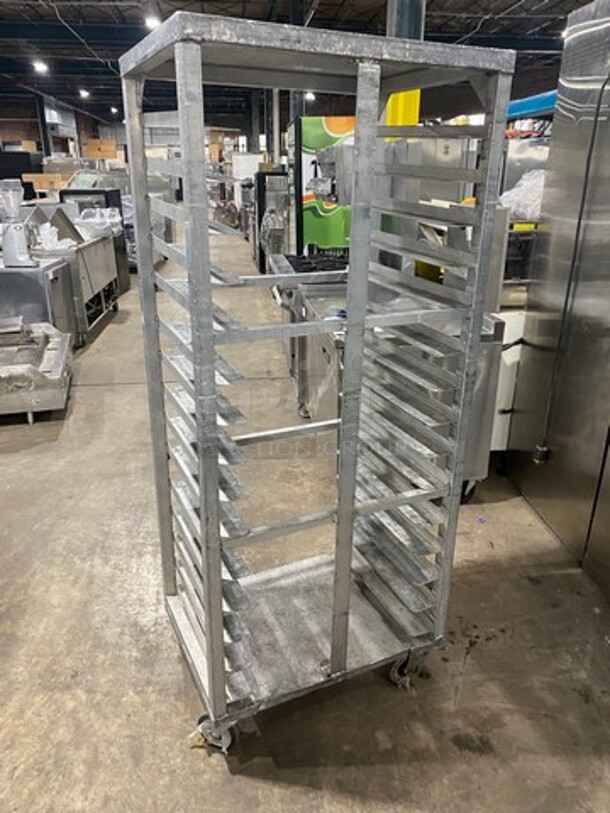 Metal Commercial Pan Transport Rack! On Casters! - Image 3 of 5