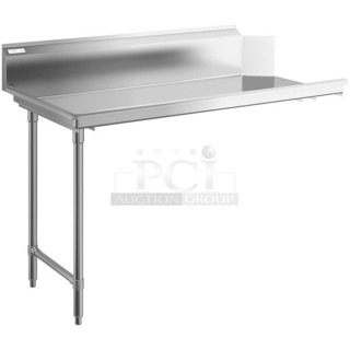 BRAND NEW SCRATCH & DENT! Regency 16 Gauge 600CDT60L 5' Clean Dish Table - Left Drainboard 30x60x44-3/4 IN ORIGINAL PACKAGING!!    