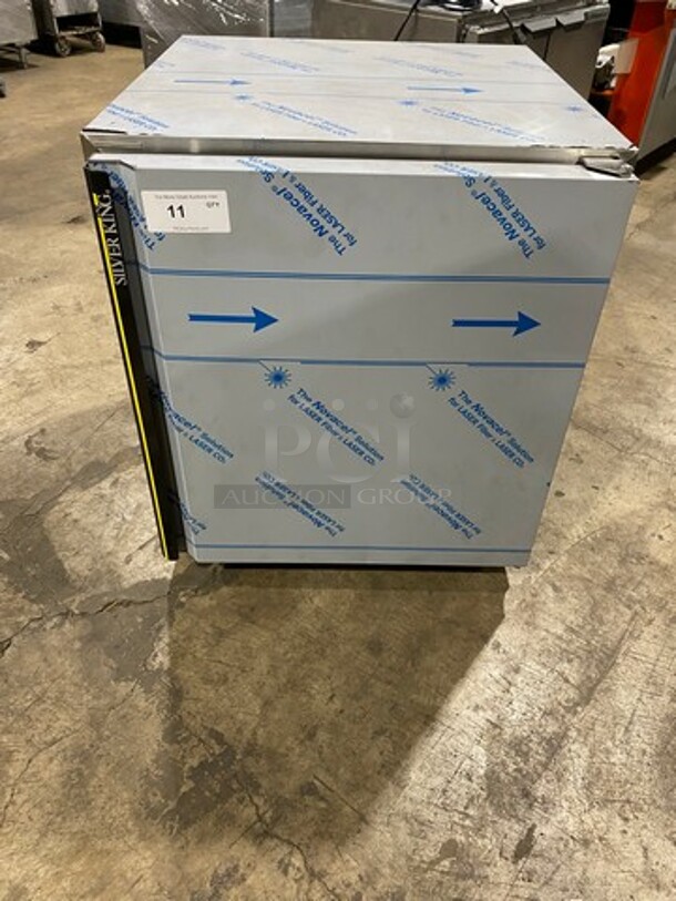 WOW! NEW! SCRATCH-N-DENT! Silver King Commercial Undercounter Single Door Freezer! Solid Stainless Steel! On Casters! Model: DEFF27SD1BJ3 SN: MLDP165559A 115V 60HZ 1 Phase - Image 1 of 8
