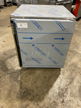 WOW! NEW! SCRATCH-N-DENT! Silver King Commercial Undercounter Single Door Freezer! Solid Stainless Steel! On Casters! Model: DEFF27SD1BJ3 SN: MLDP165559A 115V 60HZ 1 Phase