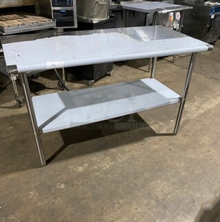 Like New! Sauber 60" Stainless Steel Commercial Worktable!