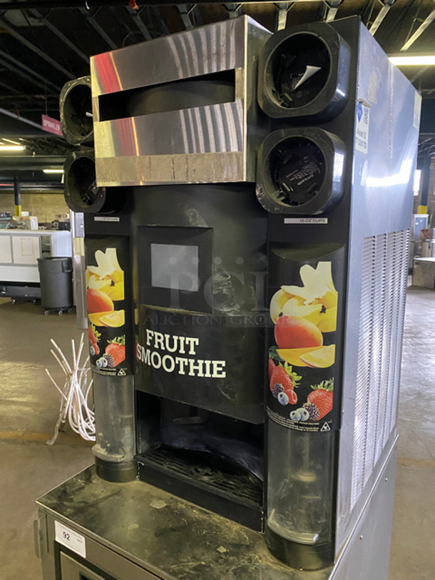 AMAZING! Manitowoc Multiplex Blend In Cup Work Station! On Single Door Undercounter Cooler! With Poly Bins! All Stainless Steel! 2x Your Bid Makes One Unit! Model: MB-8-1 SN: 1701150000857 115V 60HZ 1 Phase - Image 7 of 11