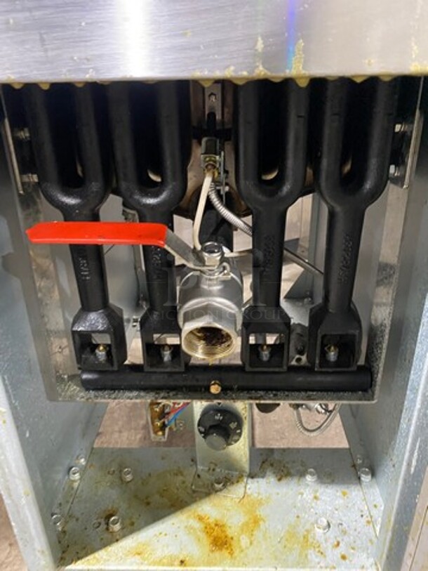 LATE MODEL! 2020 Avantco Commercial Gas Powered Deep Fat Fryer! All Stainless Steel! On Legs! Model: FF400 SN: 20050442VA - Image 6 of 8