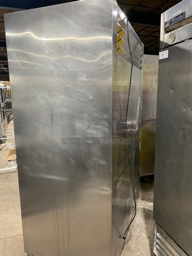 COOL! Traulsen Commercial Split Doors Reach In Refrigerator! With Racks! All Stainless Steel! On Casters! Model: AHT232NUTHHS SN: T079150C01 115V 60HZ 1 Phase - Image 2 of 9