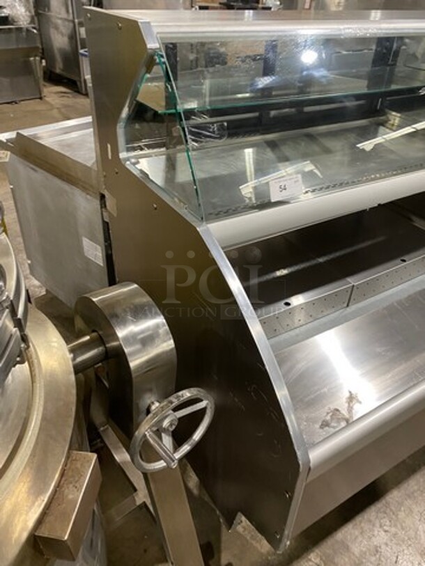 COOL! Cayuga Commercial Refrigerated Open Grab-N-Go Display Case Merchandiser! With Front Cover! With Top Refrigerated Closed Display Case Merchandiser! With Front And Rear Access Doors! Model: SSS9654SC SN: 1272601Q1C 115/230V 60HZ 1 Phase - Image 4 of 8