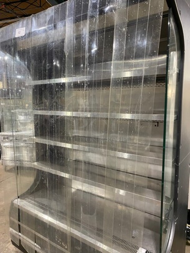 Turbo Air Commercial Refrigerated Open Grab-N-Go Case Merchandiser! With View Through Sides! With Front Cover! All Stainless Steel! Model: TOM50B SN: TOM5017X029 120V 60HZ 1 Phase - Image 5 of 7
