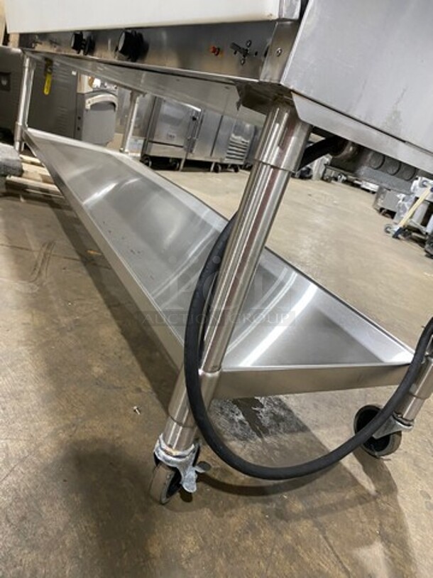 Eagle Commercial Electric Powered 5 Well Steam Table! With Storage Space Underneath! All Stainless Steel! On Casters! Model: YSPHT5 SN: 2008990255 208V 60HZ 1 Phase - Image 7 of 9