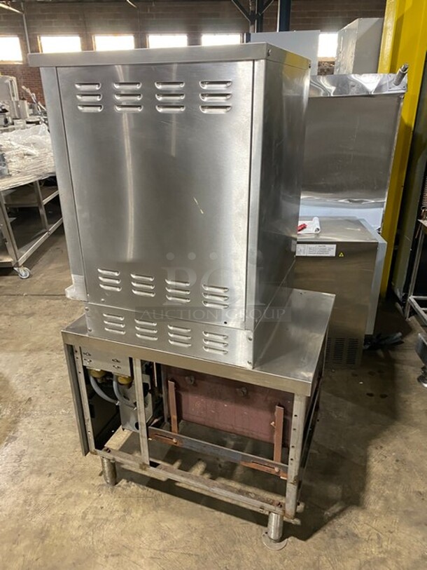 Vulcan Commercial Electric Powered Dual Cabinet Steamer! All Stainless Steel! On Legs! Model: VSX24E SN: 271095042! 208V 50/60HZ 1 Phase! - Image 3 of 10