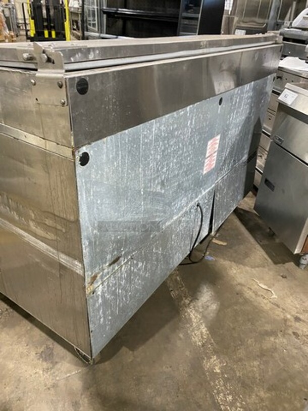 SILVER KING 4 Drawer Pizza Prep Table! Stainless Steel! On Commercial Casters! Model SKPZ60D2 Serial SBDK1557588 115V/60Hz 1Phase!  - Image 3 of 9