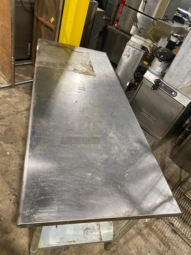 NICE! All Stainless Steel Work/Prep Table! With Underneath Storage Space! On Legs! - Image 4 of 6