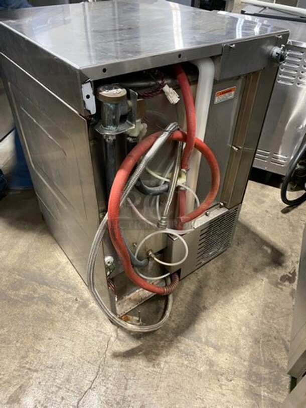 Hobart Commercial Undercounter Heavy Duty Dishwasher! With Poly Dish Rack! All Stainless Steel! Model: LXIH SN: 231066373 120/208-240V 60HZ 1 Phase - Image 4 of 9