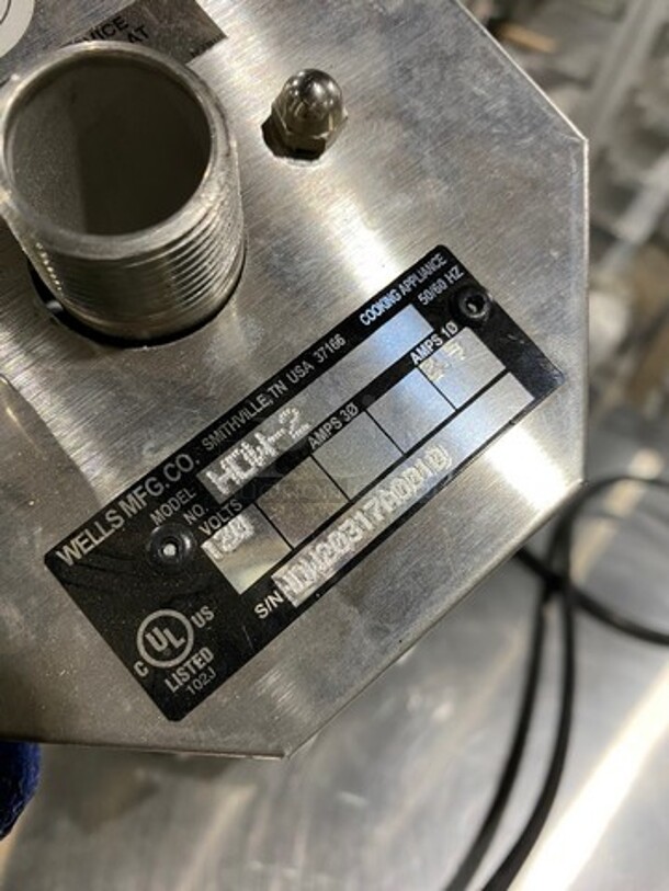Wells Commercial Water Saver Heated Disher Well! Model: HDW2 SN: HDW20317A0010 120V - Image 4 of 6