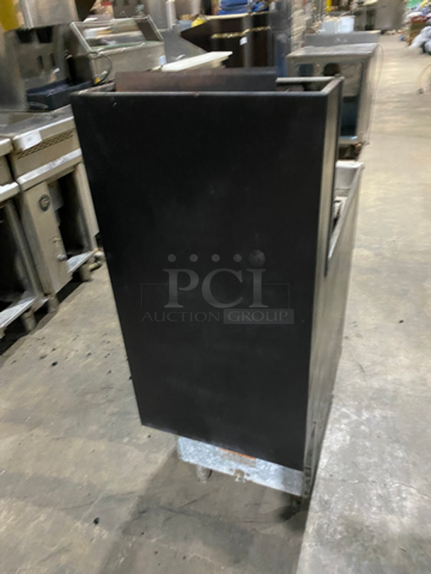 Pitco Commercial Natural Gas Powered Deep Fat Fryer! With Backsplash! With 2 Metal Frying Baskets! All Stainless Steel! On Legs! - Image 4 of 9
