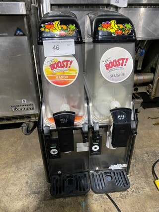 Elmeco Model Commercial Countertop 2 Hopper Slushie Machine! MODEL FC2