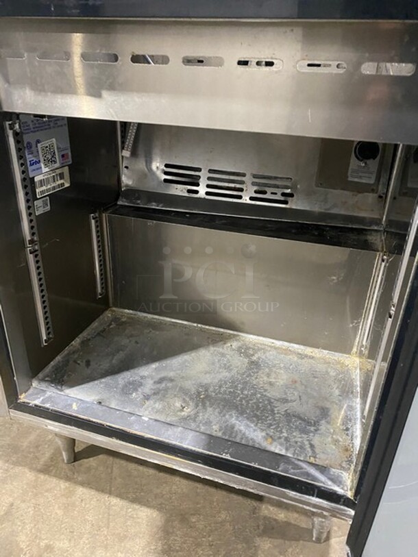 Turbo Air Refrigerated Salad Bar Island! Single Door Storage Space Underneath! All Stainless Steel! Model: MST28711S SN: KMS29B2069 115V  - Image 6 of 9