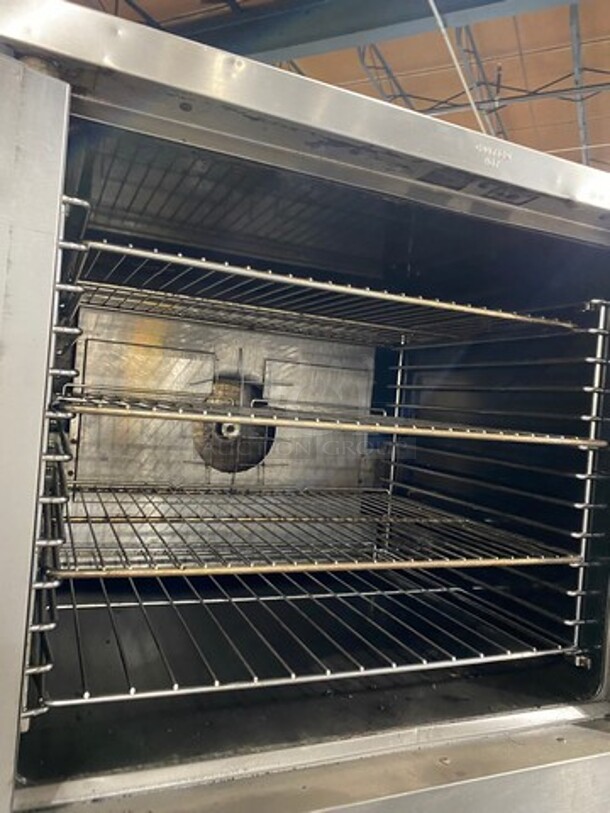 Garland Commercial Gas Powered Double Deck Convection Oven! With View Through Doors! Metal Oven Racks! All Stainless Steel! On Casters! 2x Your Bid Makes One Unit! - Image 6 of 9