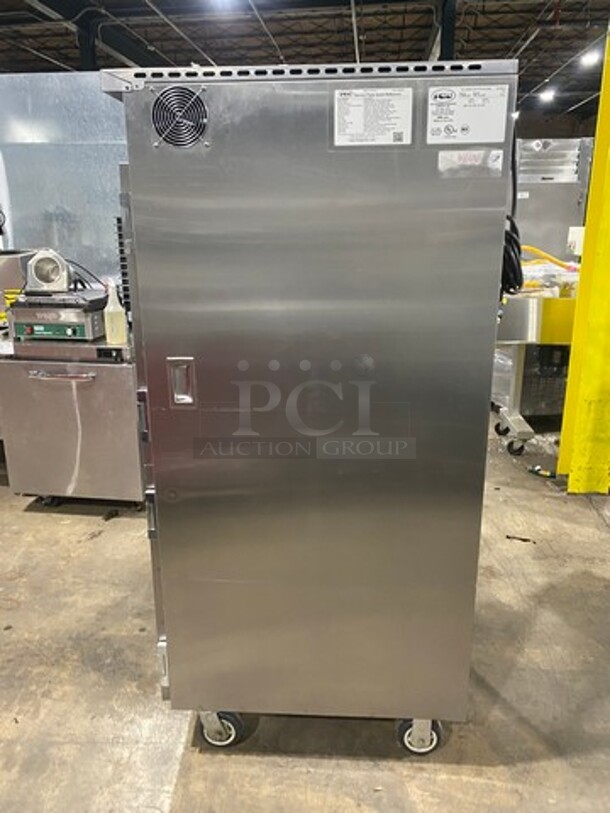 Sweet! FWE All Stainless Steel Floor Style Electric Powered Food Warming Cabinet! Model TST16CHP Serial 133891303! 120V 1Phase! On Commercial Casters! - Image 2 of 8