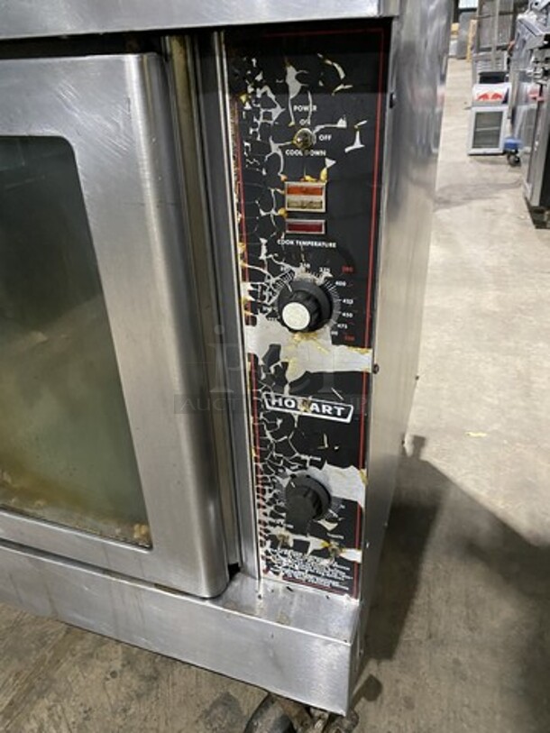 Vulcan Single Natural Gas Powered Convection Oven! On Hobart Natural Gas Powered Convection Oven! No Racks! On Casters! 2 X Your Bid Makes One Unit!  - Image 7 of 10