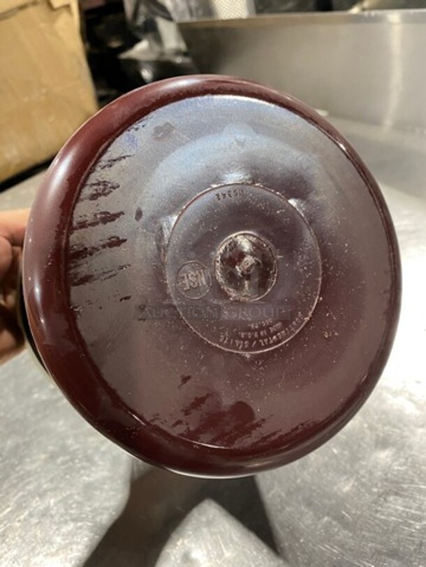 NEW! IN THE BOX! Carlisle 2.7 QT Brown Poly Tuf Crock! With Clear Poly Lid! 6 Per Box! 1 Box Per Lot! 6x Your Bid! Model: POLYTUF - Image 6 of 8