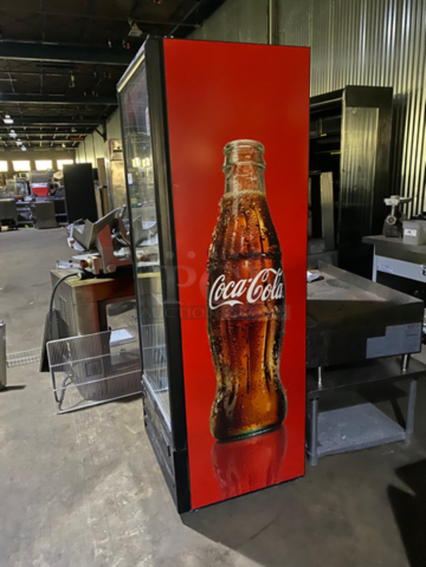 Imbera Commercial Single Door Reach In Cooler Merchandiser! With View Through Door! Poly Coated Racks! Model: G319 SN: 534130503462 115V 60HZ 1 Phase - Image 2 of 8