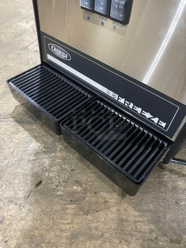 NICE! Omega Commercial Countertop 2 Flavor Slushie/ Frozen Beverage Dispenser! Model: OFS20 SN: 2FS17B100008 120V 60HZ 1 Phase - Image 5 of 10