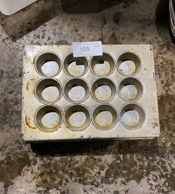 ALL ONE MONEY! Chicago Metallic Metal Cupcake/Muffin Baking Pans! - Image 1 of 5