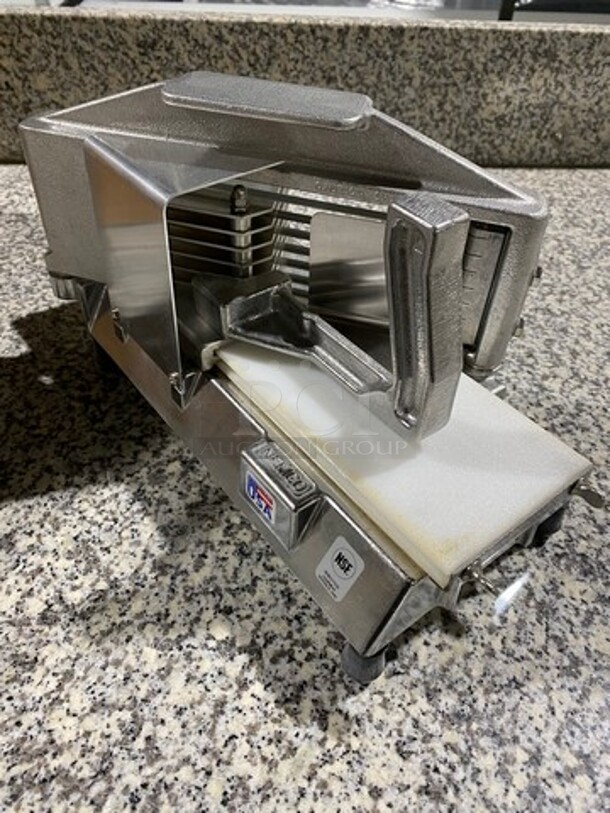 NEW! IN THE BOX! Nemco Commercial Countertop Tomato Slicer! With Commercial Cutting Board! On Small Legs! - Image 4 of 9