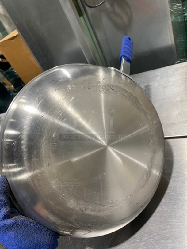 NEW! Winco Stainless Steel Frying Pans! With Cool Touch Handles! 3x Your Bid! - Image 5 of 5