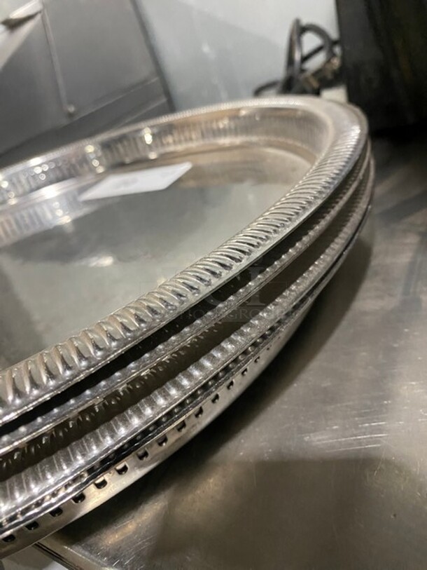 ALL ONE ONEY! Round Serving/Display Plates! - Image 2 of 4