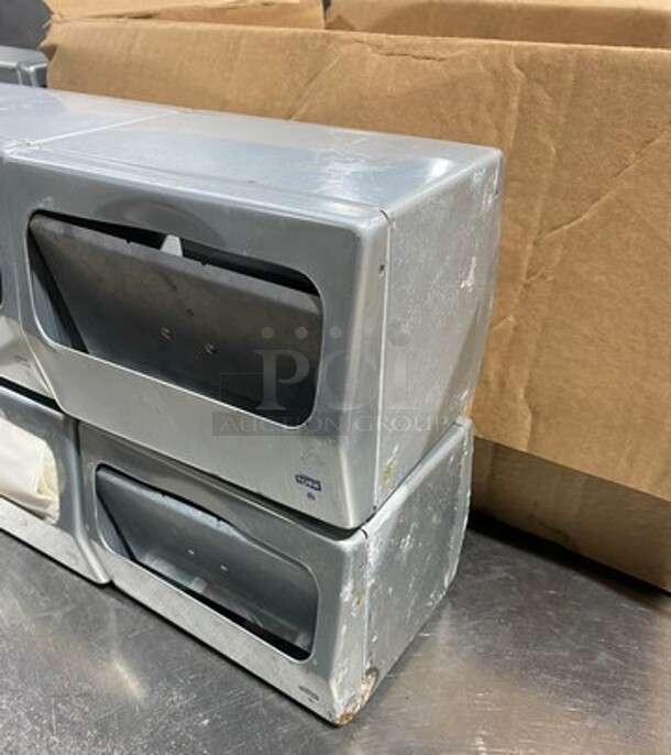 Tork Dual Sided Metal Napkin Dispenser! 4x Your Bid! - Image 2 of 7