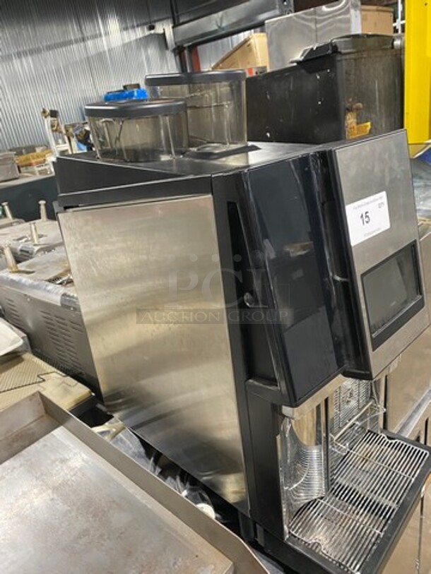 BEAUTIFUL! Bunn Commercial Countertop Automatic Espresso Machine! Touch Screen Settings! With 2 Coffee Bean Hopper! Stainless Steel Body! Model: SURETAMPAUTO SN: 1SPR003485 208V 60HZ 1 Phase - Image 2 of 11