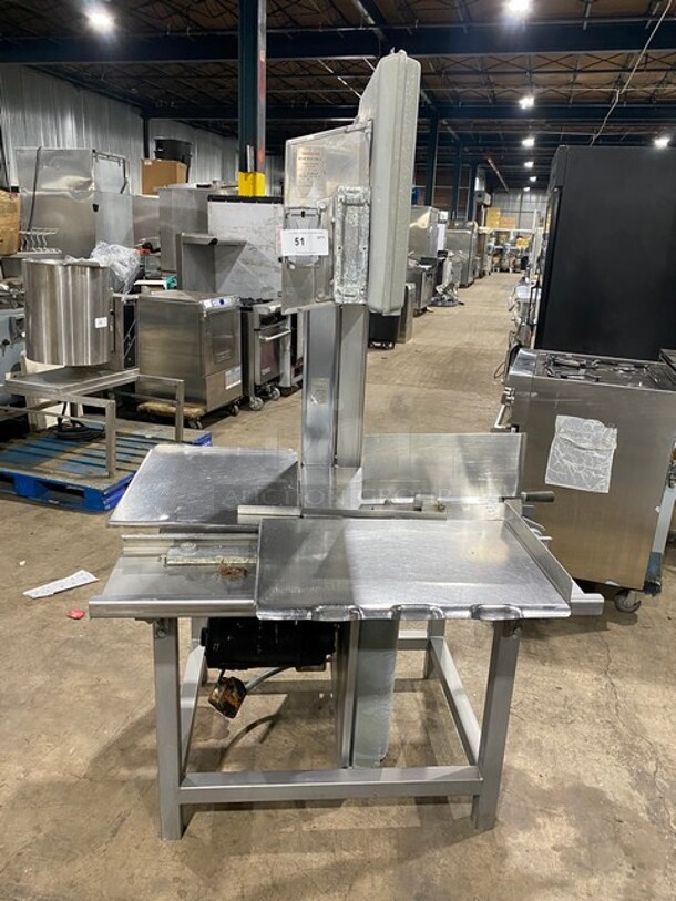  Hobart Stainless Steel Commercial Floor Style Meat Saw! Model:5801 200-230/460 Volts, 3 Phase - Image 1 of 10
