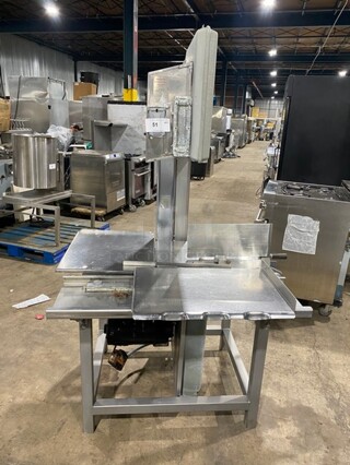  Hobart Stainless Steel Commercial Floor Style Meat Saw! Model:5801 200-230/460 Volts, 3 Phase