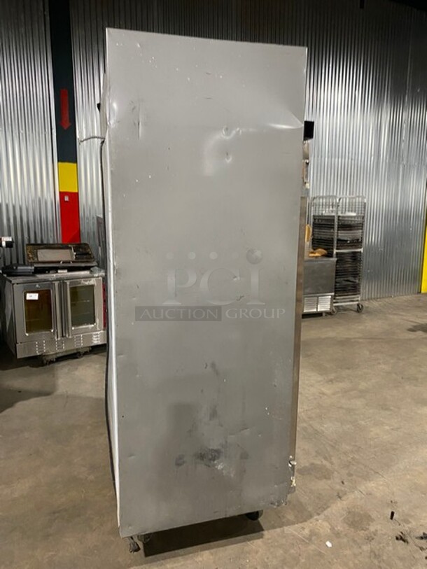 Beverage Air Stainless Steel Commercial 2 Door Reach In Freezer! On Casters! 115V 1 Phase! Model: EF48-1AS!  - Image 3 of 8