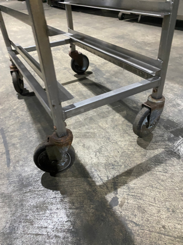 Metal Commercial Pan Transport Rack! Holds Full Size Trays! On Casters! - Image 4 of 4