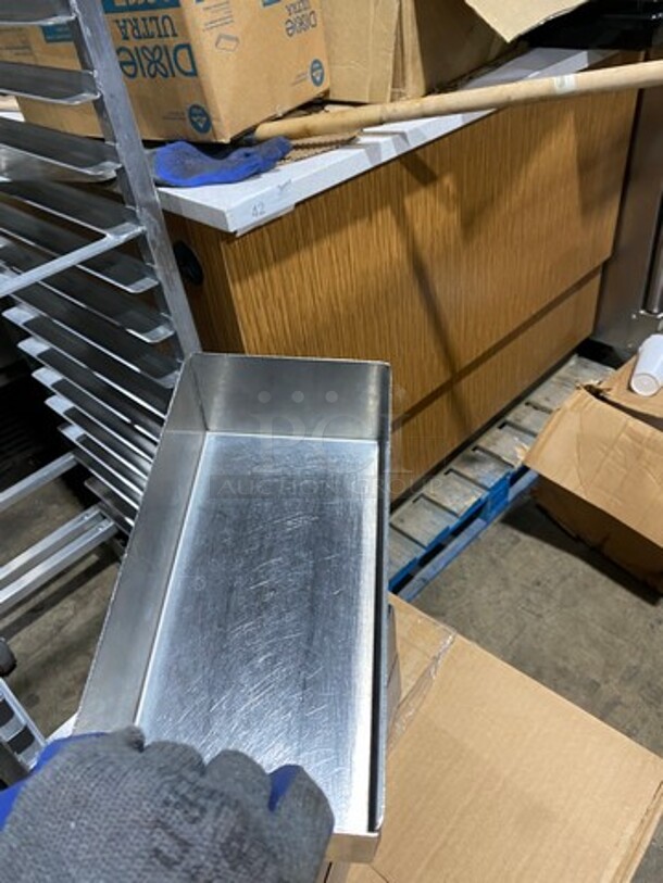 ALL ONE MONEY! Stainless Steel Utensil Bin! - Image 8 of 8