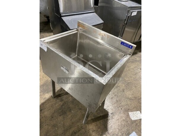 L&J! Stainless Steel Commercial Ice Bin! Under the Counter! On Legs! - Image 2 of 6