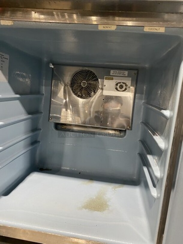 Delfield One Door Lowboy/Worktop Cooler! Model 406Star2 Serial 1305152001453! 115V 1 Phase!  - Image 5 of 7