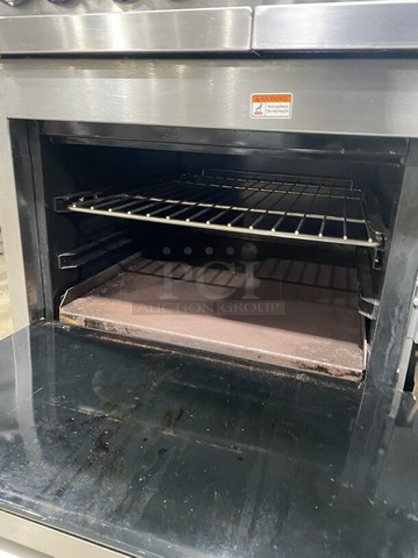 Hobart Electric Powered 6 Burner Stove! With Full Size Oven Underneath! Model HCR43 Serial 481277840! 480V 3 Phase! On Commercial Casters! - Image 7 of 10