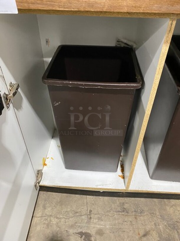 Recycle And Trash Can Shell! With Trash Deposit, Front Door And Poly Trash Bins! - Image 6 of 6