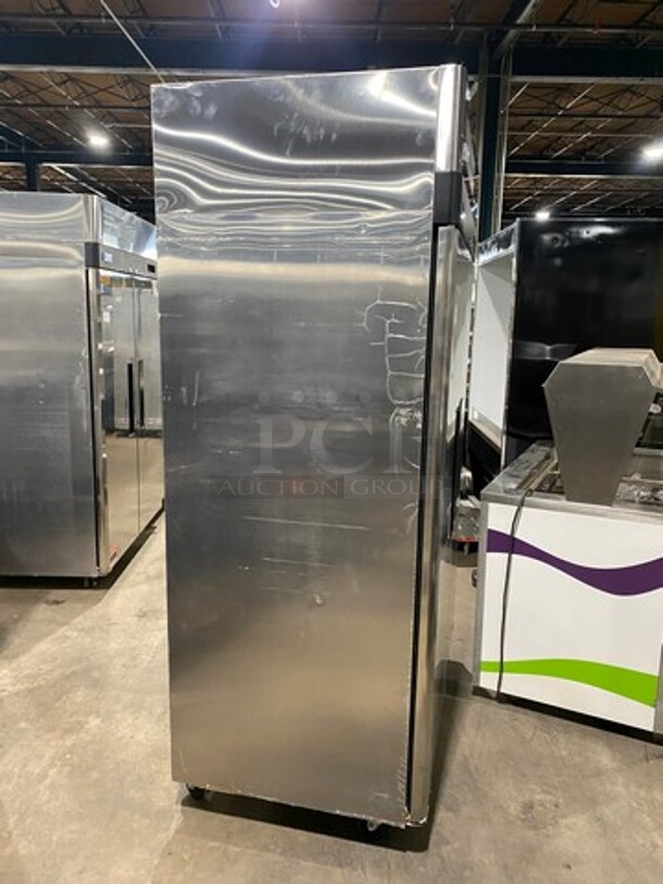 Turbo Air Commercial 2 Door Reach In Cooler! With Poly Coated Racks! All Stainless Steel! On Casters! Model: M3R472N SN: H2K3R41D1357 115V 60HZ 1 Phase - Image 4 of 9