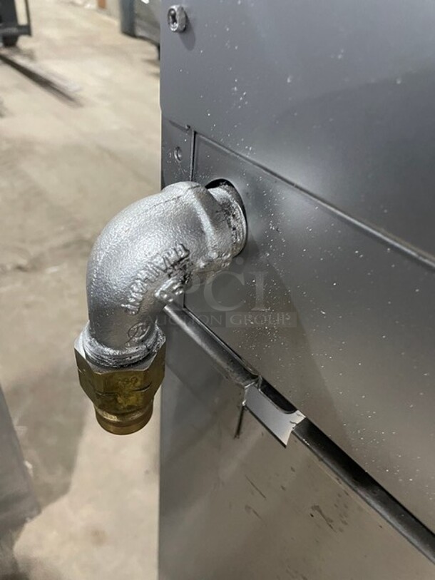 NICE! CPG Commercial Natural Gas Powered Char Broiler! With All Stainless Steel Storage Cabinet Underneath! On legs!  - Image 10 of 10