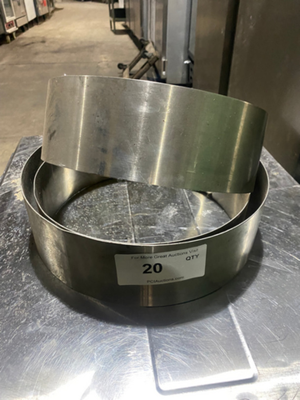 ALL ONE MONEY! Assorted Size Round Baking Ring Molds! - Image 1 of 3