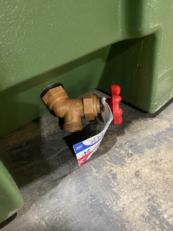 NICE! Cambro Green Poly Ice Caddy! With Drain Spout! - Image 7 of 7