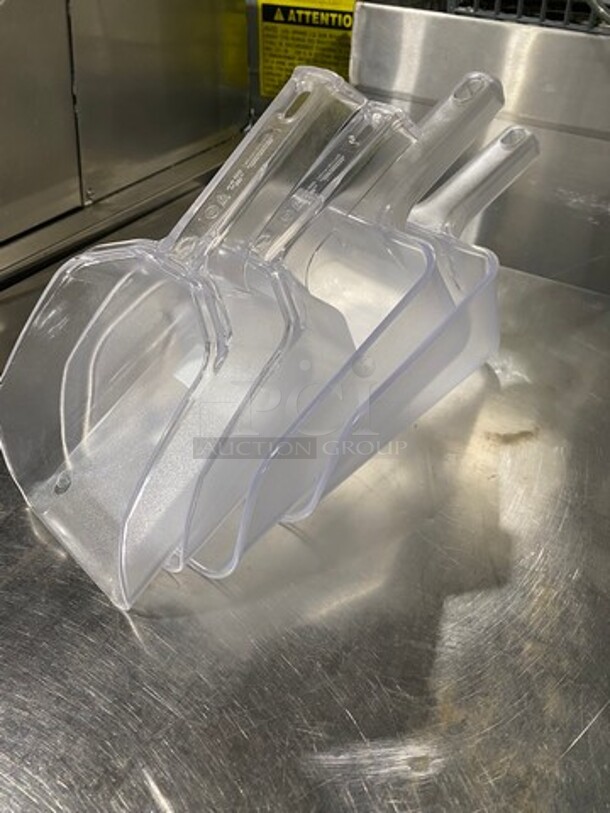 Clear Poly Ice Scoopers! 4x Your Bid! - Image 3 of 5