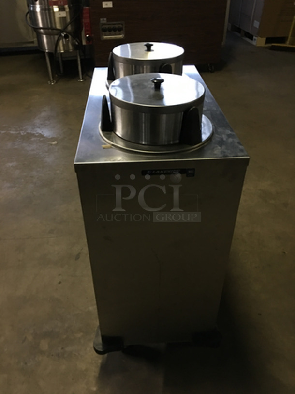 NICE! Lakeside Commercial Electric Powered Dual Heated Plate Return! All Stainless Steel! On Casters! - Image 4 of 8